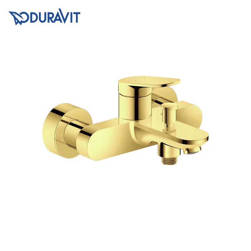 Duravit Wave Bath & Shower Mixer (523-0000-A34, Polished Gold)