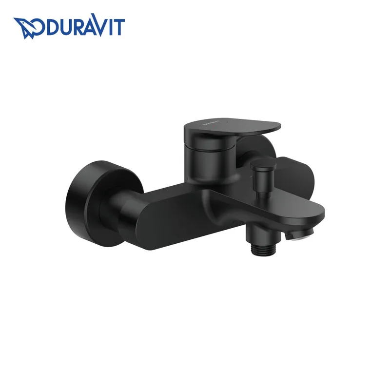 Duravit Wave Bath & Shower Mixer (523-0000-A46, Matt Black)