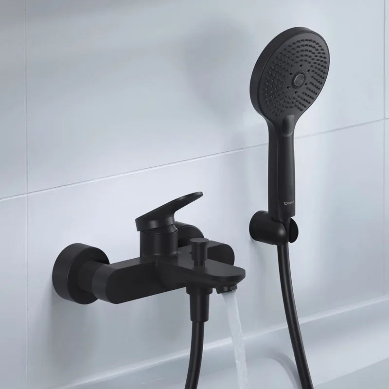 Duravit Wave Bath & Shower Mixer (523-0000-A46, Matt Black)