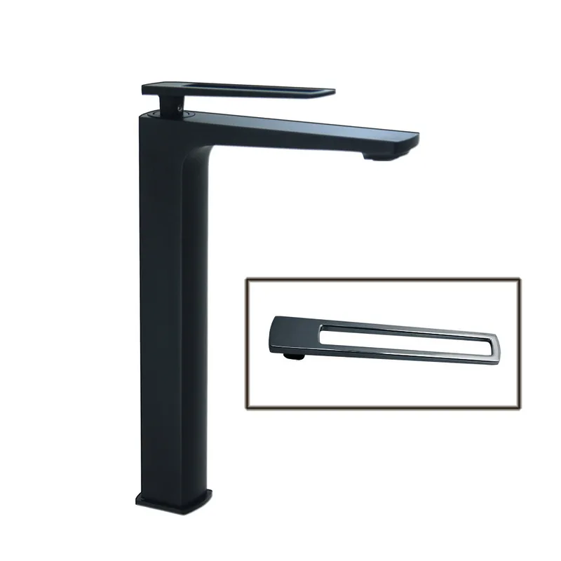Fidelis Tall Basin Cold Tap (FT-68J2C-BK, Black)