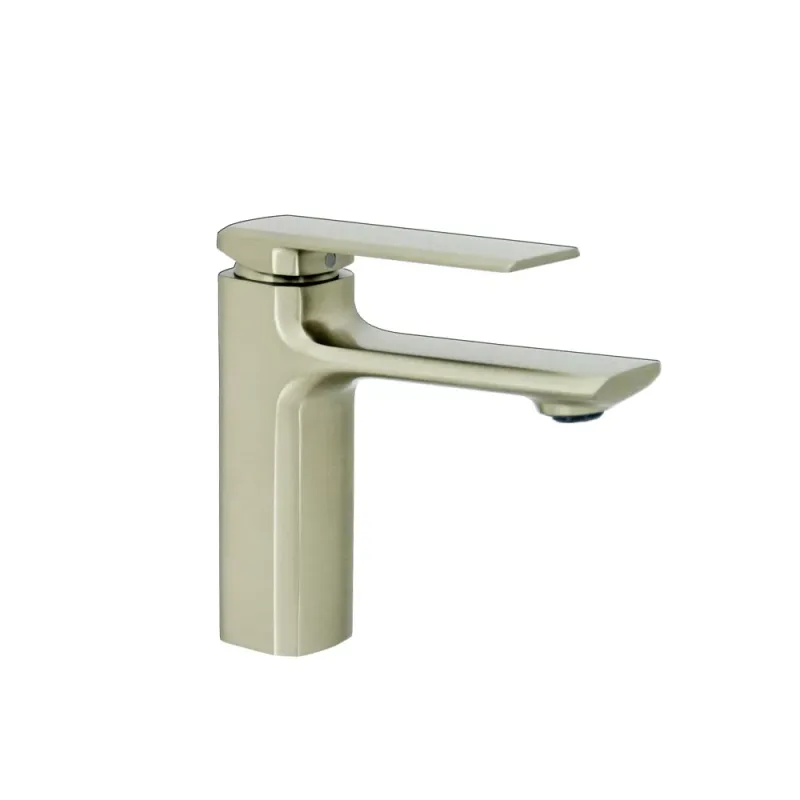 Fidelis Pianoforte Basin Mixer (FT-7181-HBG, Brushed Gold)