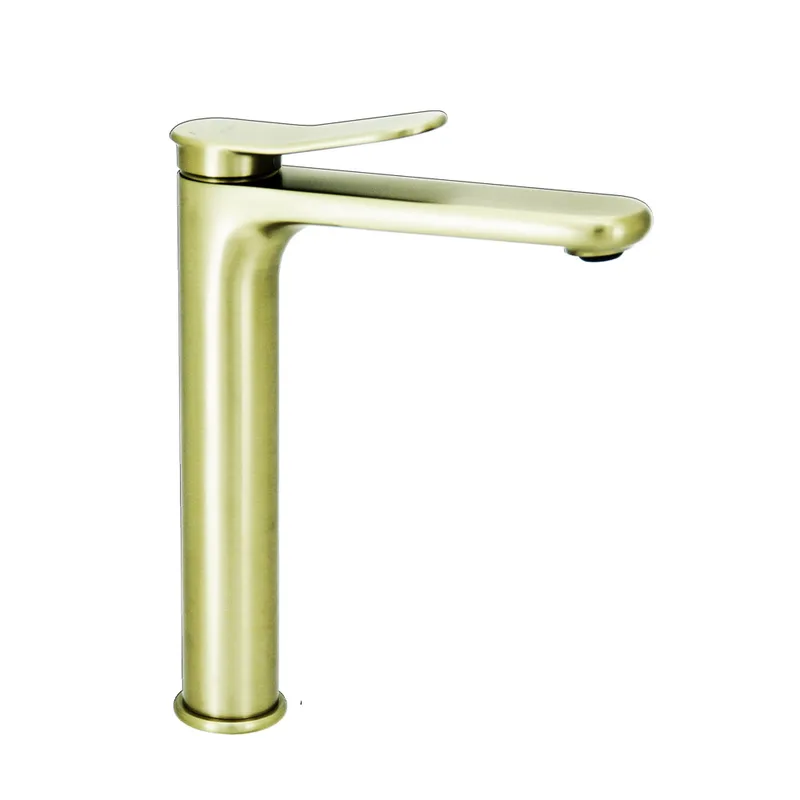 Fidelis Tall Basin Mixer (FT-7102-HBG, Brushed Gold)