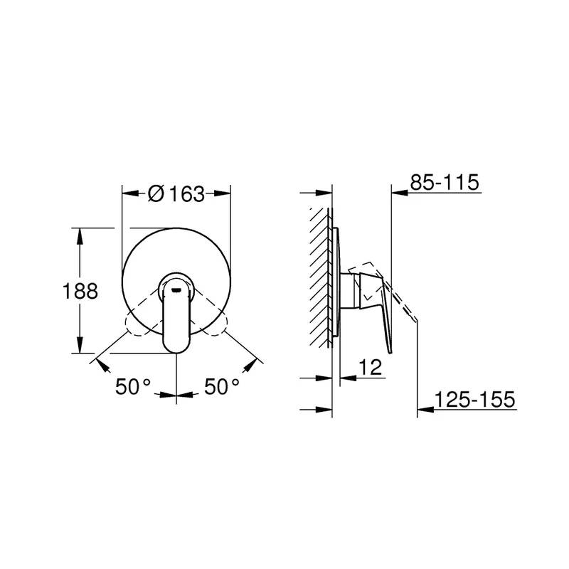 Grohe 19383000 Shower Mixer