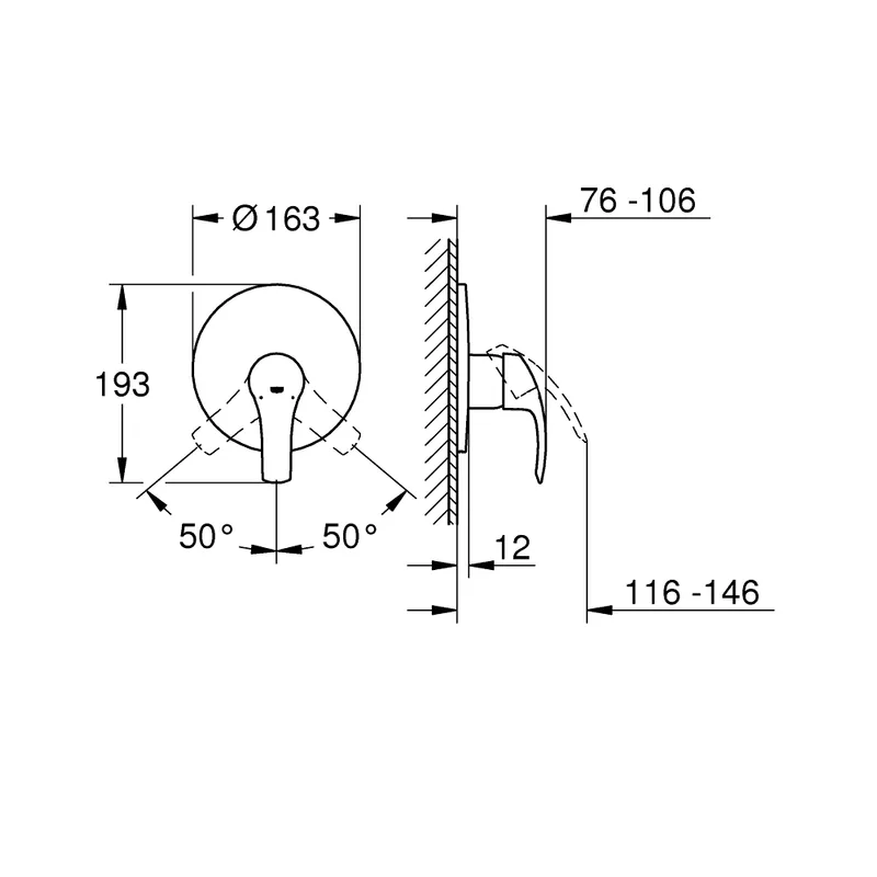 Grohe 19451002 Shower Mixer