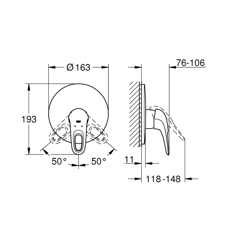 Grohe 19507003 Shower Mixer