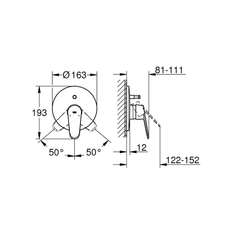 Grohe 19548002 Shower Mixer