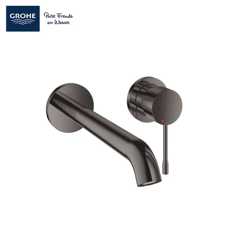 Grohe Essence Two-Hole Basin Mixer (19967A01) Hard Graphite