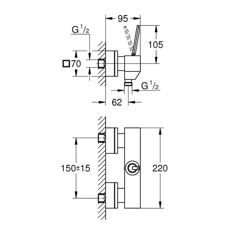 Grohe 23665000 Shower Mixer