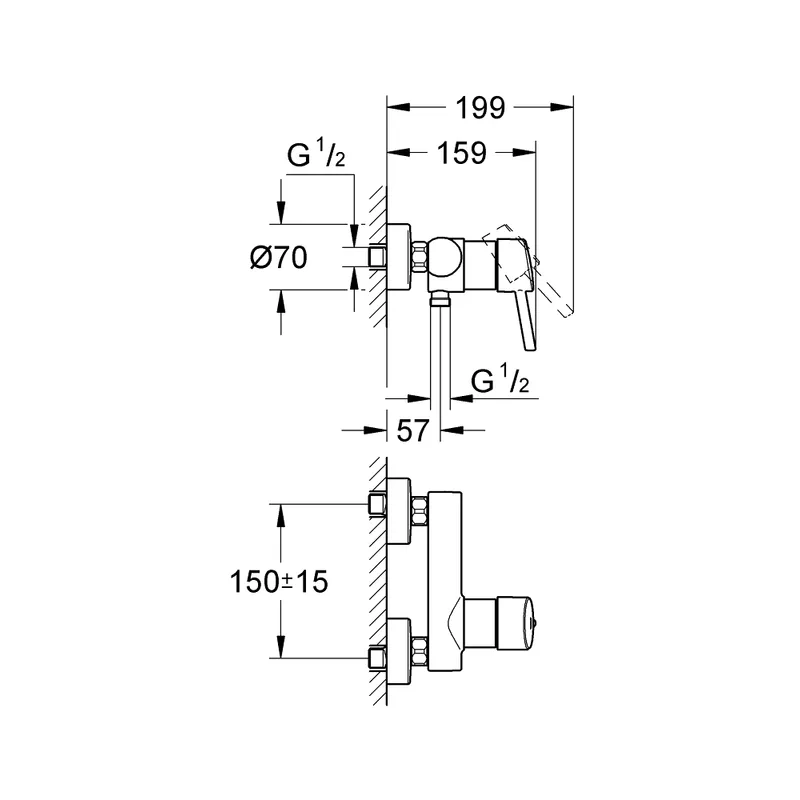 Grohe 32210001 Shower Mixer