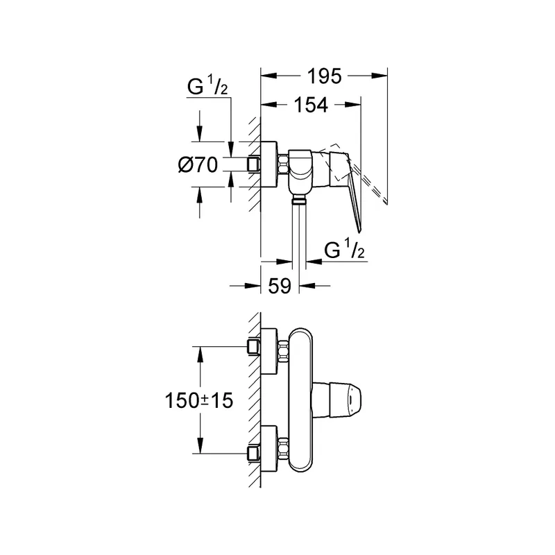 Grohe 33569002 Shower Mixer
