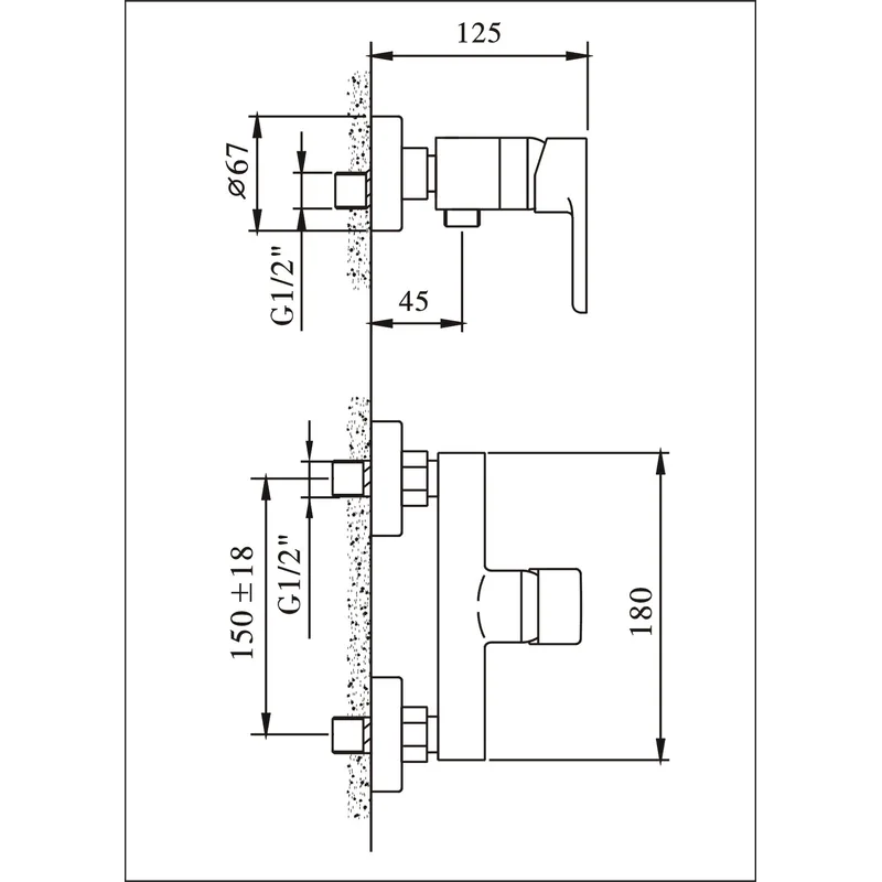 Luxes MEL2000 Shower Mixer