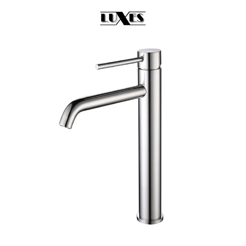 Luxes ORI-1100CP Stainless Steel Tall Basin Mixer (Chrome Finish)