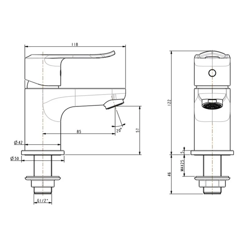 American Standard Neo Modern Basin Tap (FFAS0706)