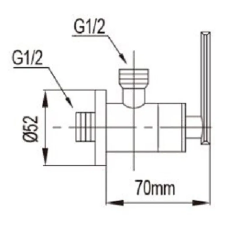 Nobel BS-807-CP Angle-Valve