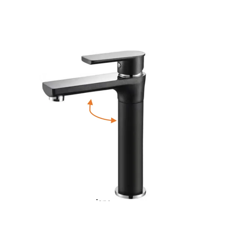 Nobel N-3001L-BK Tall Basin Mixer (Black Matt)