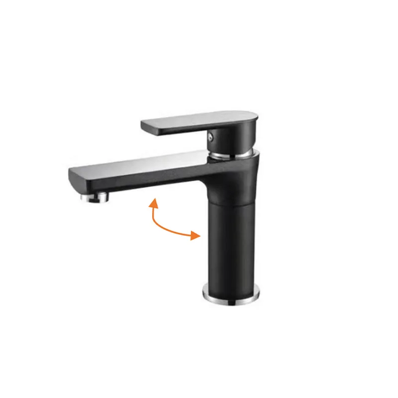 Nobel N-3001S-BK Basin Mixer (Matt Black)