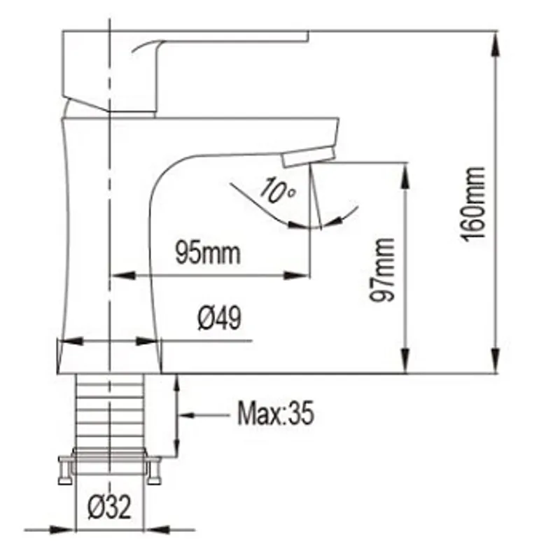NTL 1101 Basin Mixer