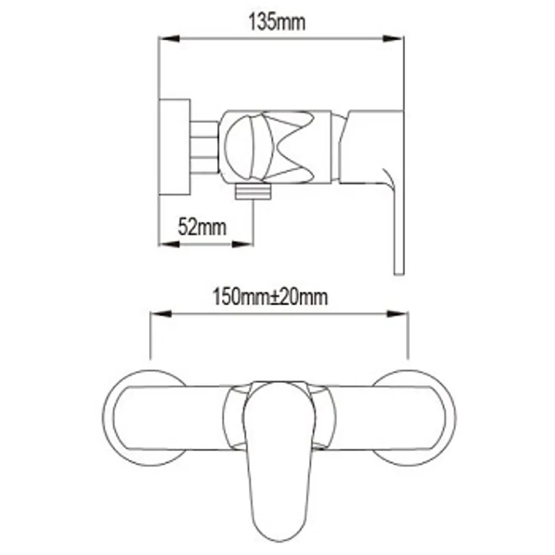 NTL Shower Mixer (NTL-1304)