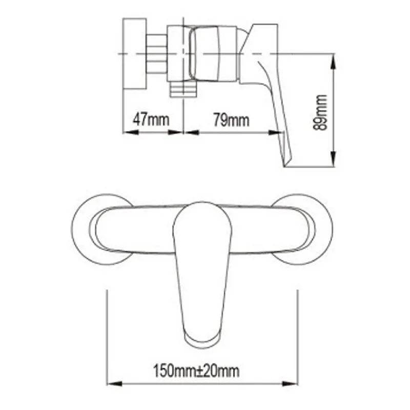 NTL Shower Mixer (NTL-1404)