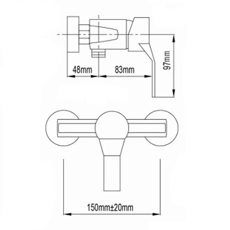 NTL Shower Mixer (NTL-1504)