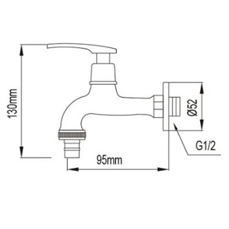 NTL 1621-C Hose Union Bib Tap