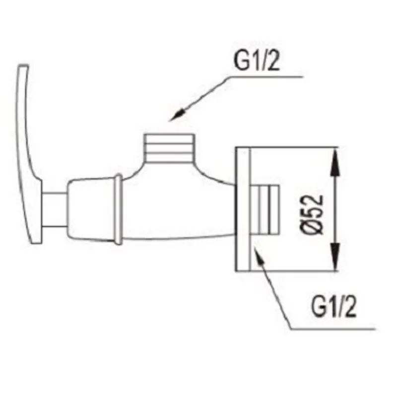 NTL 1624-C Angle Valve