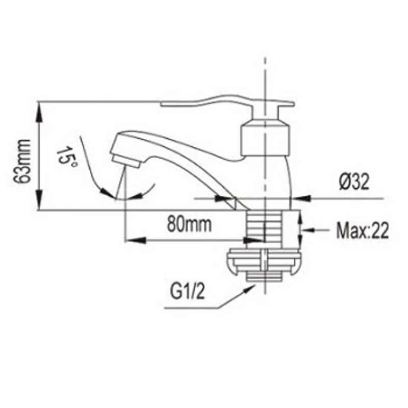 NTL 1651-C Basin Tap