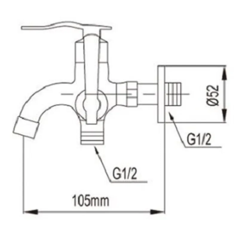NTL 1654-C Two-Way Tap