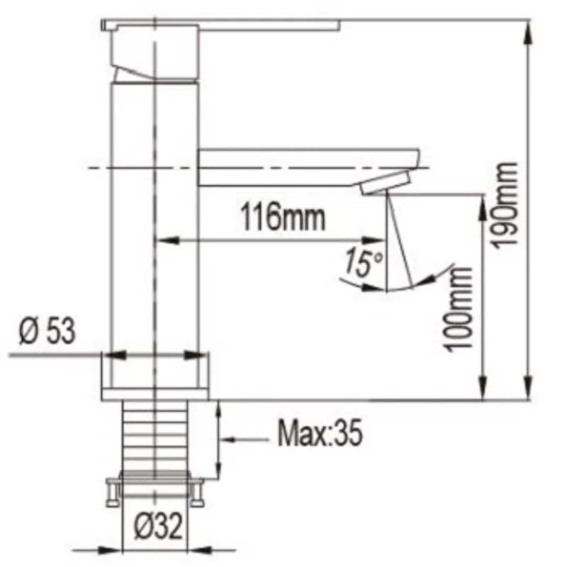 NTL 2001 Basin Mixer