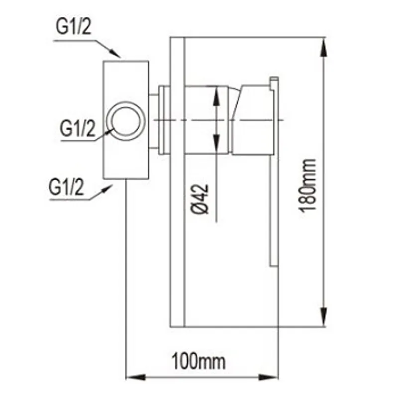 NTL 20302 Concealed Shower Mixer
