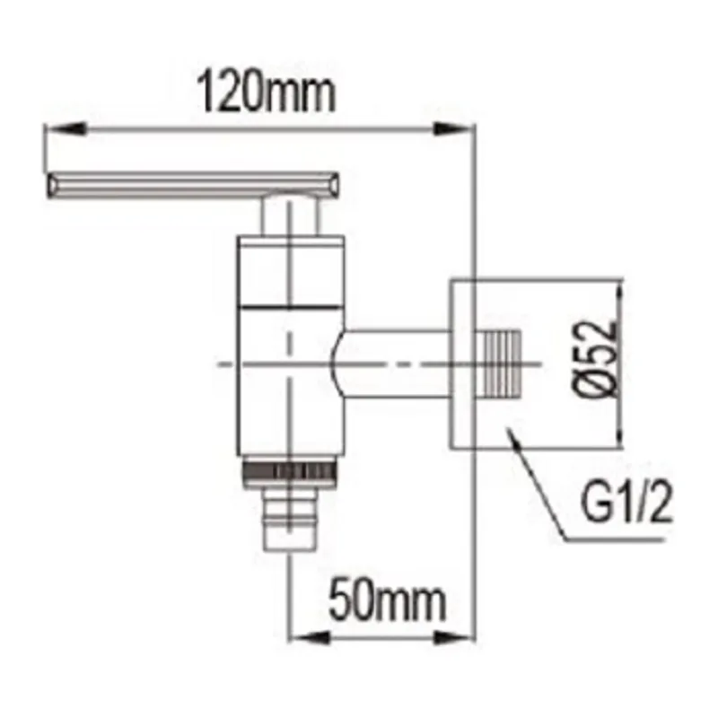 NTL 3021-C Hose Union Bib Tap