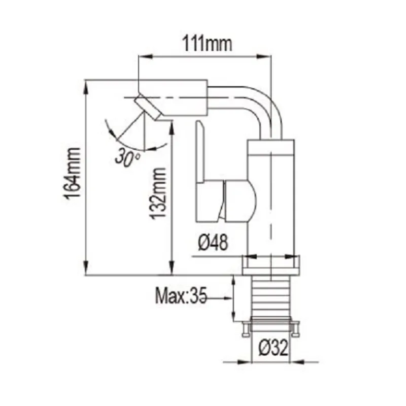 NTL 8001 Basin Mixer