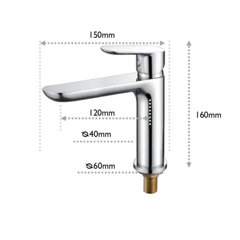 Pozzi X321 Basin Cold Tap