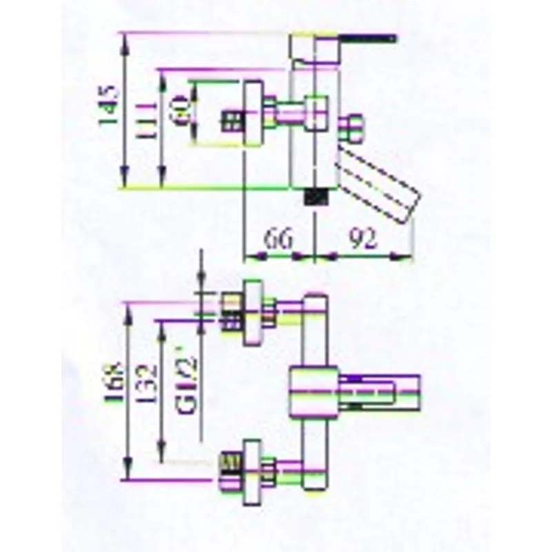Bacera SQ5112 Bath & Shower Mixer