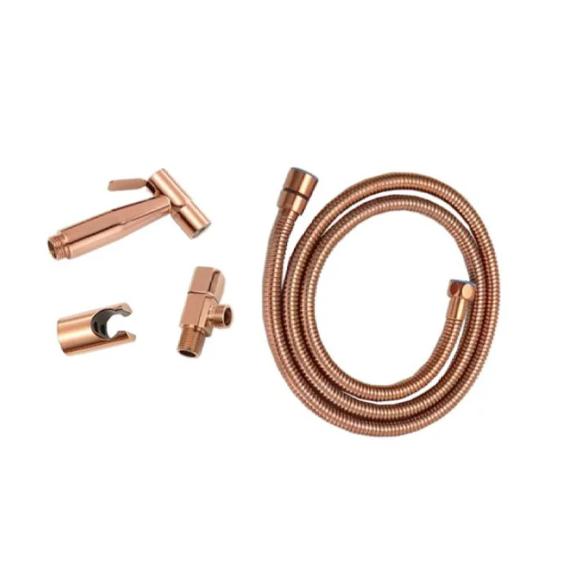 Vera Brenta Bidet Spray with Angle Valve (VA.2012J-RG, Rose Gold)