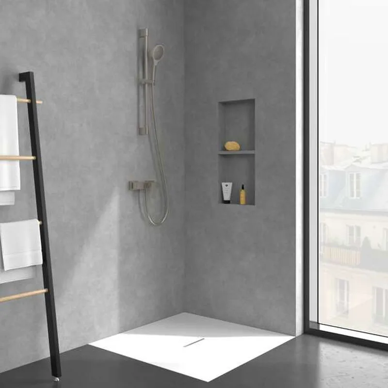 Villeroy & Boch Architectura Square Single-lever Shower Mixer (TVS12500100064, Brushed Nickel)