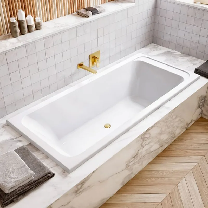 Villeroy & Boch Architectura Square Concealed Shower Mixer (TVS12500200076+TVS00035100000, Brushed Gold)