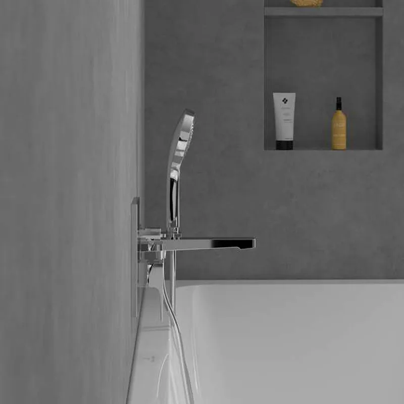 Villeroy & Boch Architectura Square Concealed Bath & Shower Mixer (TVS12500300061+TVS00035100000)