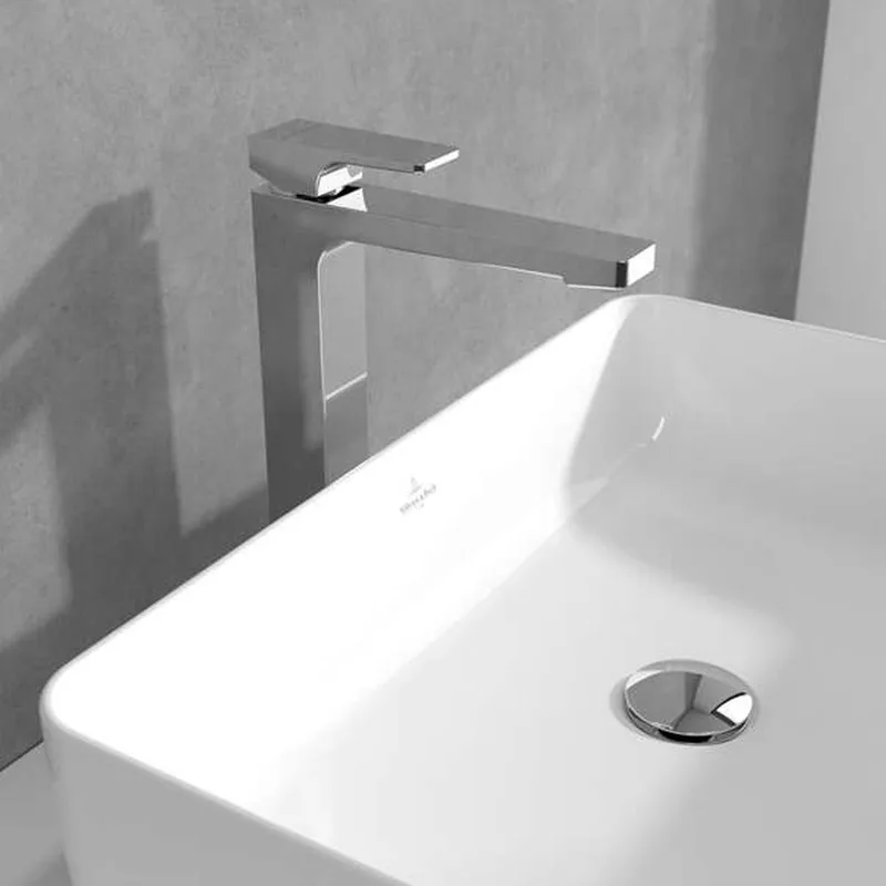 Villeroy & Boch Architectura Square Single-lever Tall Basin Mixer (TVW12500200061)