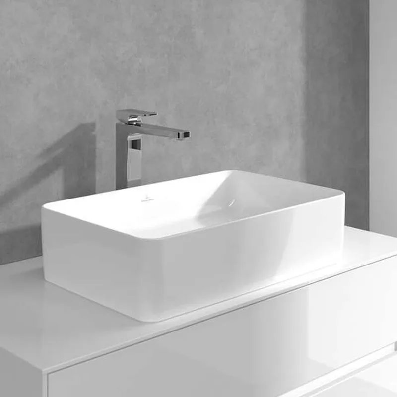 Villeroy & Boch Architectura Square Single-lever Tall Basin Mixer (TVW12500200061)