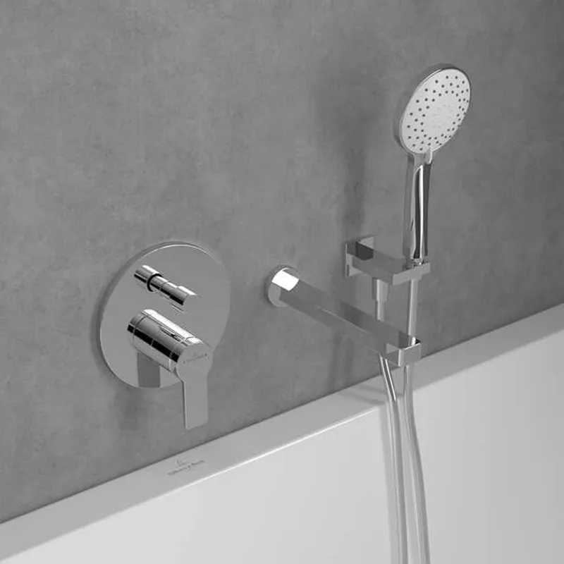 Villeroy & Boch Architectura Concealed Bath Mixer Set (TVS10335300061 + TVS00035100000)