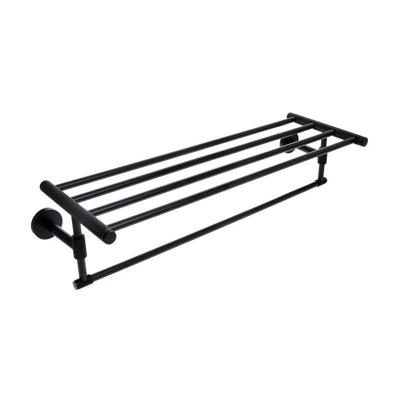 AD-E8001S Matt Black Towel Rack