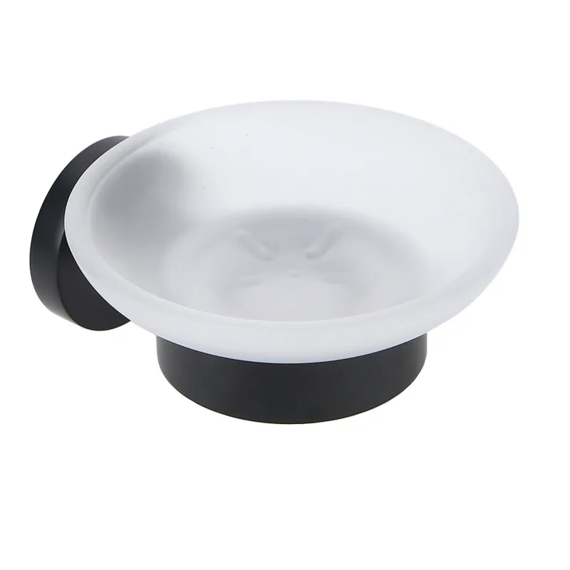 AD-E8005S Matt Black Soap Holder