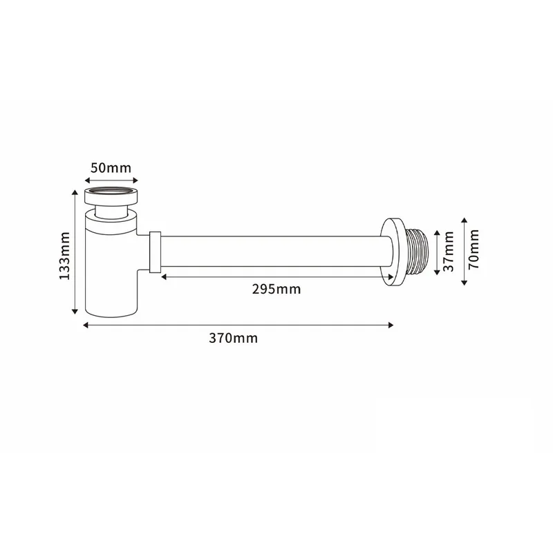 Bottle Trap (Chrome)