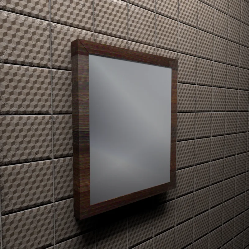 Dusche 2005060BW Black Walnut Bathroom Mirror