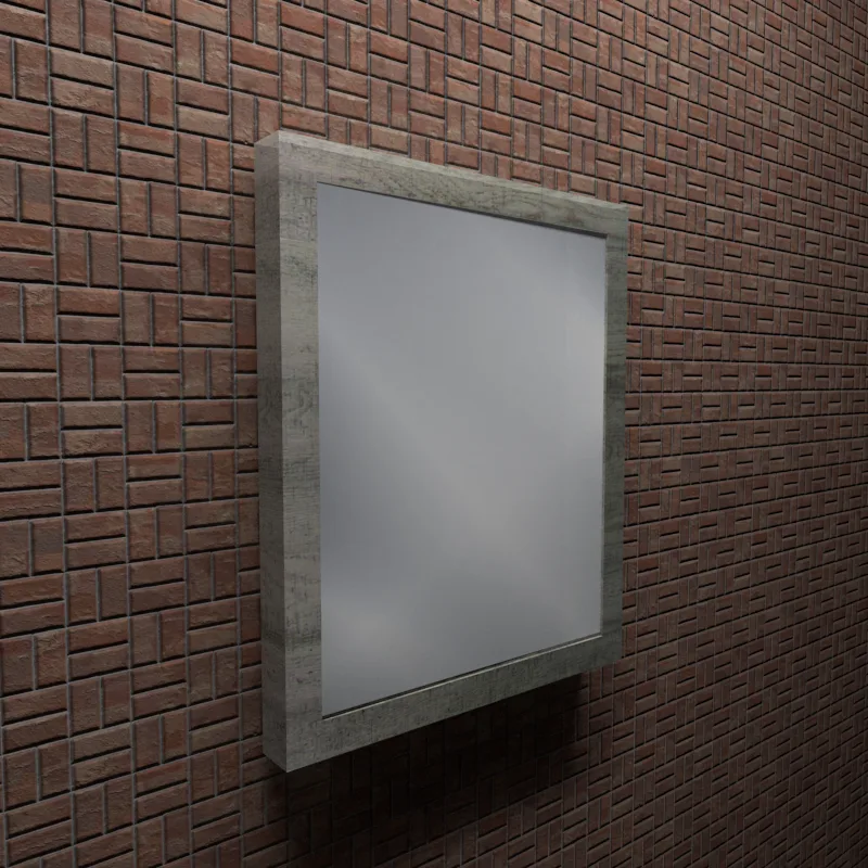 Dusche 2005060GL Grey Linear Bathroom Mirror