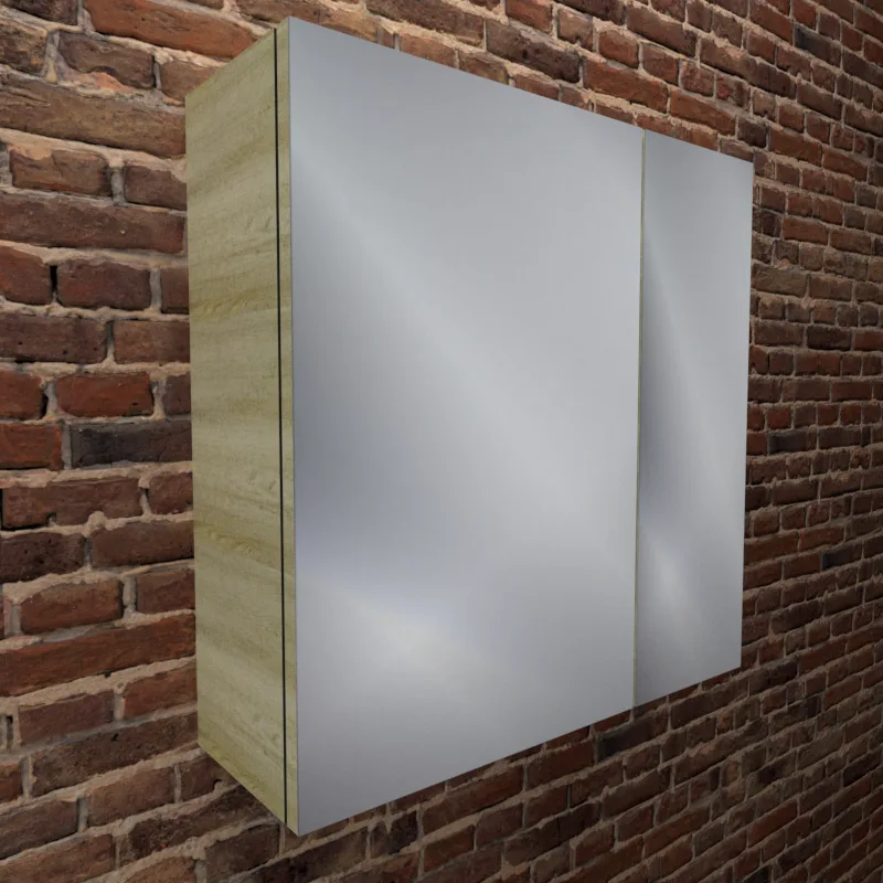 Dusche 2006193GA Grey Ashtree Mirror Cabinet