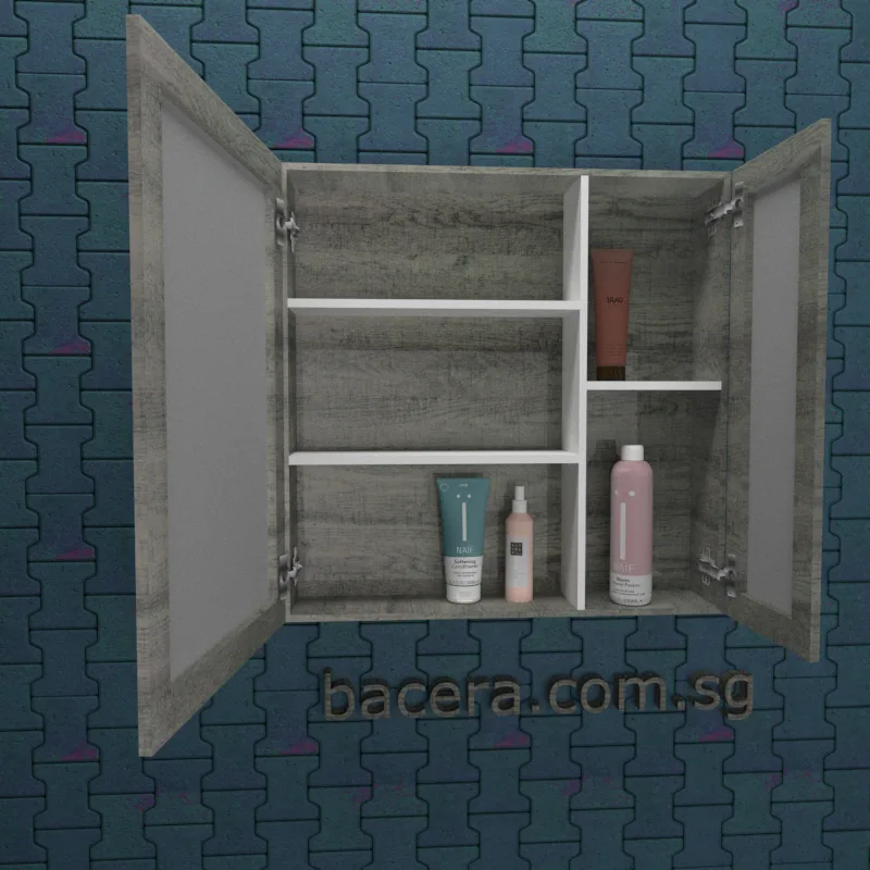 Dusche 2006193GL Grey Liner Mirror Cabinet