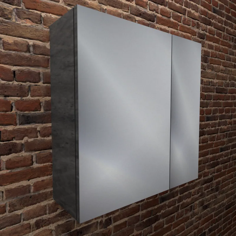 Dusche 2006193MG Marble Grey Mirror Cabinet