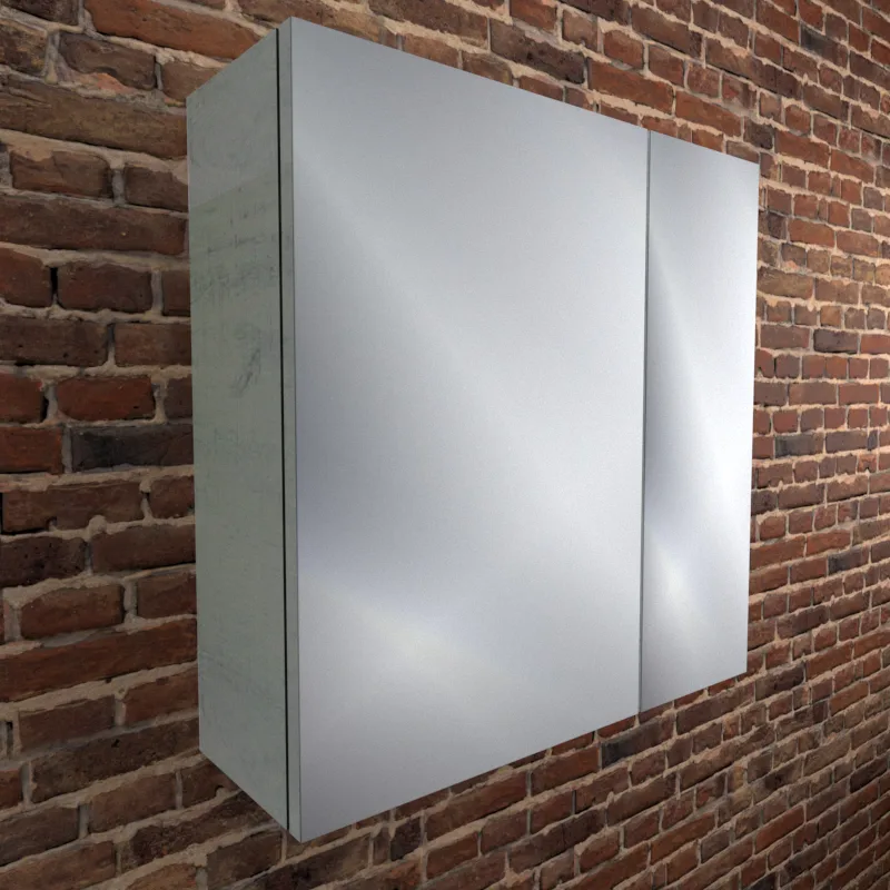 Dusche 2006193WW Wood White Mirror Cabinet